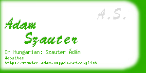 adam szauter business card